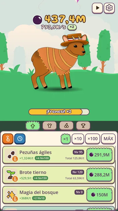 Un frenesí que duplica todo, el pudú con poncho y chupalla